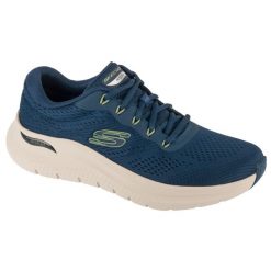 Buty sportowe Sneakersy męskie, Arch Fit 2.0 - The Keep. Niebieskie buty sportowe na co dzień męskie Skechers, m, bez wzorów, z materiału, sportowe, bez ramiączek, bez kaptura, trekkingowe. Za 379.99 zł.