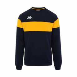 Bluza Kappa Dido. Niebieskie bluzy nierozpinane męskie Kappa, s, bez wzorów, sportowe, bez ramiączek, bez kaptura. Za 161.10 zł.