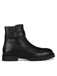 MEXX Botki ZIBI-22A MI08 Czarny. Czarne sztyblety męskie Mexx, ze skóry, bez obcasa, bez zapięcia. Za 379.99 zł.