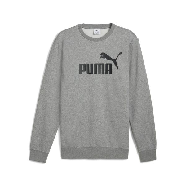 Męska bluza Essentials z logo No. 1 PUMA. Szare bluzy nierozpinane męskie Puma, m, bez wzorów, prążkowane, eleganckie, bez ramiączek, bez kaptura. Za 199.00 zł.