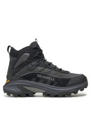 Merrell Śniegowce Moab Speed 2 Thermo Mid Wp J068305 Czarny. Czarne buty zimowe męskie Merrell, bez wzorów, ze skóry, bez obcasa, bez zapięcia. Za 919.99 zł.