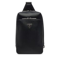Saszetka Guess. Czarne saszetki męskie Guess, z aplikacjami, sportowe, małe. Za 389.99 zł.