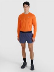 4F Spodenki do biegania szybkoschnące męskie - szare XL. Szare szorty sportowe męskie 4f, bez wzorów, z elastanu, sportowe. W wyprzedaży za 139.99 zł.