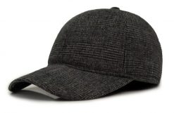 Ciepła Czapka z Daszkiem i Nausznikami - Pako Jeans - Melanż Grafitowy. Szare czapki męskie Pako Jeans, na zimę, bez wzorów, z jeansu. Za 49.00 zł.