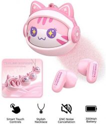 Słuchawki Onikuma Słuchawki TWS ONIUKMA TX603 (różowe). Czerwone słuchawki bluetooth Onikuma. Za 101.23 zł.