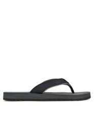 Skechers Japonki Tantric-Copano 205097/BLK Czarny. Czarne klapki i japonki męskie Skechers, bez wzorów, ze skóry. Za 109.99 zł.