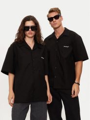 Off-White Koszula OMUY002S23FAB0011001 Czarny Regular Fit. Czarne koszule męskie OFF-WHITE, m, bez wzorów, z bawełny, bez kołnierzyka, bez ramiączek. Za 1,709.00 zł.
