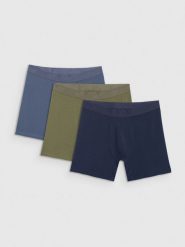 4F Bielizna bokserki (3-pack) męskie - multikolor S. Bokserki męskie 4f, m, bez wzorów, z bawełny. Za 99.99 zł.