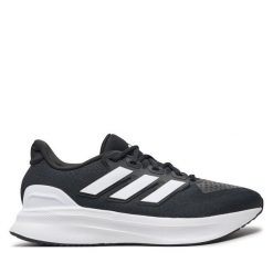 Buty do biegania adidas. Czarne buty do biegania męskie ADIDAS, bez wzorów, bez zapięcia, do biegania. Za 239.99 zł.