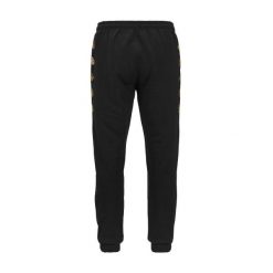 Spodnie dresowe Kappa Gaudo. Czarne spodnie dresowe męskie Kappa, bez wzorów, z dresówki. Za 244.00 zł.