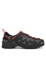 Salewa Trekkingi Wildfire Edge GTX 0000061375 Czarny. Czarne buty trekkingowe męskie Salewa, bez wzorów, ze skóry, bez zapięcia, trekkingowe. Za 742.99 zł.