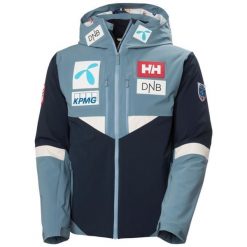 Kurtka narciarska Helly Hansen Kvitfjell. Niebieskie kurtki narciarskie i snowboardowe męskie Helly Hansen, na zimę, m, bez wzorów, bez kaptura, narciarskie. W wyprzedaży za 2,169.00 zł.