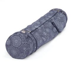 Bawełniana torba na matę do jogi Bodhi Asana Bag 60 - granatowy. Białe torby męskie na ramię BODHI, bez wzorów, z bawełny, sportowe. W wyprzedaży za 99.00 zł.