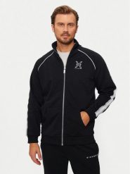 Richmond X Bluza Bongi UMA24004FE Czarny Regular Fit. Czarne bluzy rozpinane męskie Richmond X, m, bez wzorów, z bawełny, bez ramiączek, bez kaptura. Za 519.99 zł.