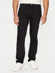 HUGO Jeansy Ash 50511483 Czarny Slim Fit. Czarne jeansy męskie Hugo, bez wzorów, z bawełny. Za 239.99 zł.