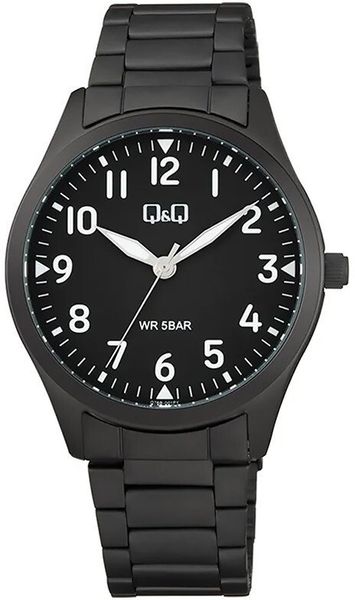 Zegarek męski QQ Q76B-001P czarny. Czarne zegarki męskie Q&Q. Za 141.00 zł.
