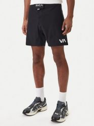 RVCA Szorty sportowe AVYWS00174 Czarny Regular Fit. Czarne szorty sportowe męskie RVCA, bez wzorów, z syntetyku, sportowe. Za 319.99 zł.