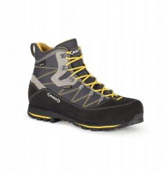 Buty trekkingowe męskie Aku M'S TREKKER LITE III GTX, anthracite/ mustard, 47. Żółte buty trekkingowe męskie Aku, bez wzorów, bez zapięcia. Za 687.87 zł.