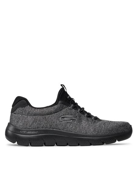 Skechers Sneakersy Forton 52813/BBK Szary. Szare buty sportowe na co dzień męskie Skechers, m, bez wzorów, z materiału, bez ramiączek, bez kaptura. Za 189.99 zł.
