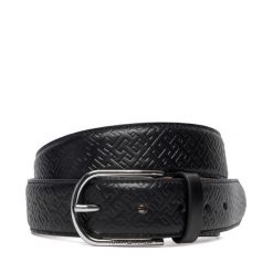 Pasek Męski Tommy Hilfiger. Czarne paski męskie Tommy Hilfiger, bez wzorów. Za 239.99 zł.