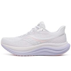 Buty Do Biegania Saucony Triumph 23 Dorosłych. Białe buty do biegania męskie Saucony, bez wzorów, bez zapięcia, do biegania. W wyprzedaży za 622.80 zł.