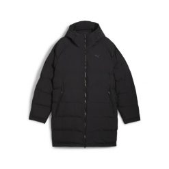 Męska parka z jednolitego materiału PUMA Black. Czarne parki męskie Puma, l, bez wzorów, bez kaptura. Za 545.99 zł.