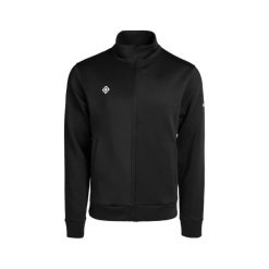 Kurtka dresowa męska MODENA JACKET M z kieszenią na piersi i sportowym stylem. Czarne kurtki męskie IZAS, m, bez wzorów, z dresówki, eleganckie, bez ramiączek, bez kaptura. W wyprzedaży za 204.30 zł.