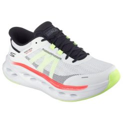 Tenisówki Skechers Model Max Xushioning Glide Kolor Biały. Białe trampki męskie Skechers, bez wzorów, z gumy, bez zapięcia. Za 511.99 zł.