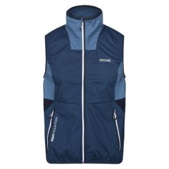 Męska Kamizelka Softshellowa Lankin V. Niebieskie kurtki softshell męskie Regatta, m, bez wzorów, z softshellu, bez kaptura, trekkingowe. Za 102.99 zł.