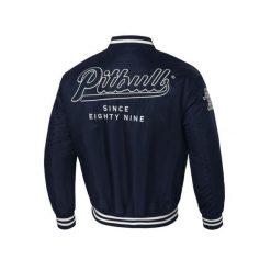 Kurtka przejściowa męska Pitbull Seabridge. Niebieskie kurtki męskie PITBULL, m, bez wzorów, bez ramiączek, bez kaptura. Za 399.00 zł.