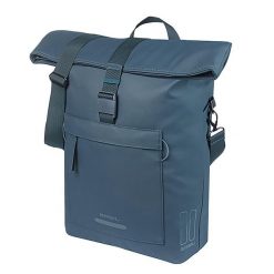 Torba rowerowa Brooklyn MIK Hooks, niebieska. Niebieskie torby męskie na ramię BASIL, bez wzorów, biznesowe, na ramię. Za 421.95 zł.