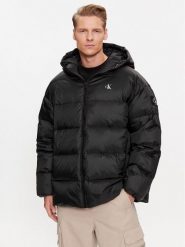 Calvin Klein Jeans Kurtka puchowa J30J324077 Czarny Relaxed Fit. Czarne kurtki męskie Calvin Klein Jeans, m, bez wzorów, z jeansu, bez ramiączek, bez kaptura. Za 879.99 zł.