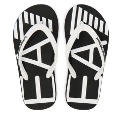 Japonki EA7 Emporio Armani. Czarne klapki i japonki męskie EA7 Emporio Armani, bez wzorów. Za 229.99 zł.