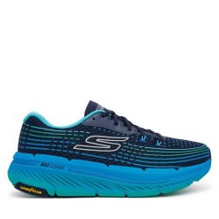 Buty do biegania Skechers. Niebieskie buty do biegania męskie Skechers, bez wzorów, bez zapięcia, do biegania. Za 419.99 zł.