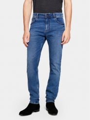 Sisley Jeansy 4MQBSE00O Niebieski Slim Fit. Niebieskie jeansy męskie Sisley, bez wzorów, z bawełny. Za 179.99 zł.