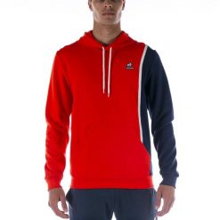 Le Coq Sportif Saison 1 Hoody N°1 M Czerwona Bluza Dorosłych. Czerwone bluzy nierozpinane męskie le coq sportif, m, bez wzorów, z bawełny, sportowe, bez ramiączek, bez kaptura. Za 361.70 zł.