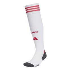 Getry Ajax Amsterdam 25/26 Home. Białe legginsy męskie ADIDAS, s, bez wzorów, do piłki nożnej. Za 99.95 zł.