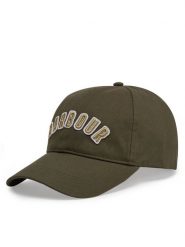 Barbour Czapka z daszkiem Campbell MHA0840GN51 Zielony. Zielone czapki męskie Barbour, bez wzorów, z bawełny. Za 89.99 zł.