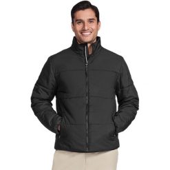 Kurtka Męska Skechers GO SHIELD Cozy Fit Traverse Down Jacket. Czarne kurtki męskie Skechers, m, bez wzorów, z poliesteru, sportowe, bez ramiączek, bez kaptura. Za 690.00 zł.