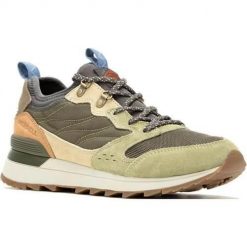 Buty do chodzenia męskie Merrell Alpine 83. Zielone buty sportowe na co dzień męskie Merrell, m, bez wzorów, z materiału, bez ramiączek, bez kaptura, trekkingowe. Za 618.00 zł.
