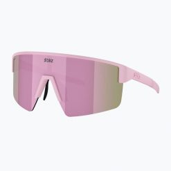 Okulary przeciwsłoneczne Bliz P004 Small erosé. Czerwone okulary przeciwsłoneczne męskie Bliz, bez wzorów, sportowe. Za 349.99 zł.