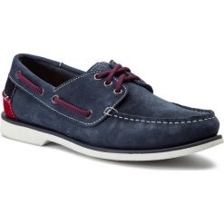 Mokasyny TOMMY JEANS - Suede Boatshoe EM0EM00253 Ink 006. Mokasyny męskie marki Tommy Jeans. W wyprzedaży za 399.00 zł.