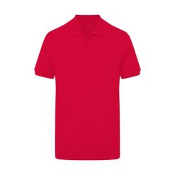 Męska Koszulka Polo Signature Stretch Bez Metki. Czerwone koszulki polo męskie SG, m, bez wzorów, bez kołnierzyka, bez ramiączek. Za 103.99 zł.