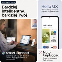 Smartfon Motorola moto g86 5G 16,9 cm (6.67") Dual SIM Android 15 USB Type-C 8 GB 256 GB 5200 mAh Ciemny Niebieski. Niebieskie smartfony Motorola. Za 1,154.28 zł.