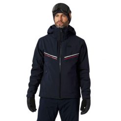 Kurtka Helly Hansen alpha infinity. Niebieskie kurtki narciarskie i snowboardowe męskie Helly Hansen, na zimę, m, bez wzorów, bez kaptura, narciarskie. W wyprzedaży za 2,200.00 zł.