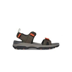 Sandały męskie SKECHERS Tresmen Ryer. Zielone buty zimowe męskie Skechers, bez wzorów, sportowe, bez obcasa, bez zapięcia. Za 209.99 zł.