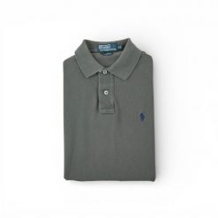 Second life - Krótki rękaw Męskie Polo Szare - Stan bardzo dobry. Szare koszulki polo męskie Ralph Lauren, m, bez wzorów, sportowe, bez kołnierzyka, bez ramiączek. Za 126.86 zł.