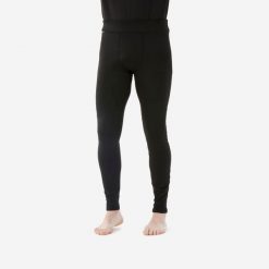 Legginsy termoaktywne narciarskie męskie Wedze BL 500. Czarne bielizna termoaktywna męska WED'ZE, m, bez wzorów, z elastanu, bez ramiączek, narciarskie. Za 59.99 zł.