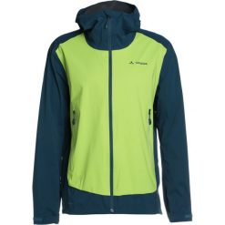 Vaude MENS SIMONY JACKET Kurtka przeciwdeszczowa dark petrol. Zielone kurtki outdoor męskie Vaude, z materiału. W wyprzedaży za 503.40 zł.
