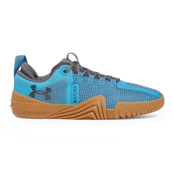 Buty treningowe męskie Under Armour TriBase Reign 6. Niebieskie buty treningowe męskie Under Armour, bez wzorów, bez zapięcia. W wyprzedaży za 563.70 zł.